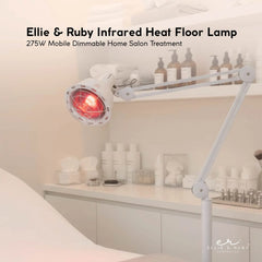 Ellie & Ruby Infrared Heat Floor Lamp 275W Mobile Dimmable Home Salon Treatment