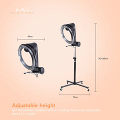 Ellie & Ruby Standing Hair Dryer Accelerator Colour 360 Rotating Halo Rolling