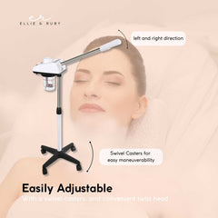 Ellie & Ruby Facial Steamer Professional Ozone Face Sauna Deep Skin Cleansing