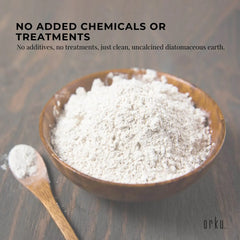 Orku 700g Fossil Shell Flour Tub - Livestock Garden Diatomaceous Earth
