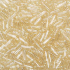 500x Empty Vegetable Capsules Size 0 - Unfilled Vege Vegan Clear Caps