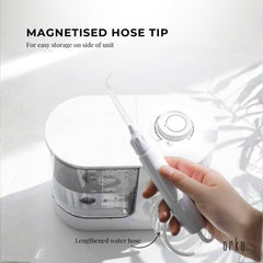 Orku 1000ml Water Flosser Electric Oral Irrigator - Stepless Pressure White