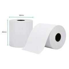 10x Thermal Paper Rolls 80x80mm - 47.5m Register EFTPOS POS Receipt Bulk
