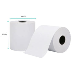 60x Thermal Paper Rolls 80x80mm - 47.5m Register EFTPOS POS Receipt Bulk