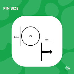 1-100 Cattle Number Ear Tag 5x2cm Set - Mini White Cow Sheep Pig Livestock Label