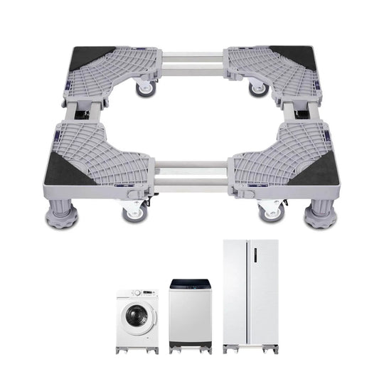Tooleroo Washing Machine Stand - 300Kg Adjustable Wheeled Fridge Appliance Base