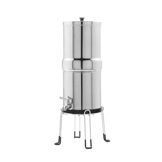 Orku 17L Gravity Benchtop Water Filter System - Stainless Steel