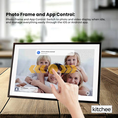 Kitchee 15.6" Digital Calendar Smart Family Planner - 39.5cm Touchscreen Black