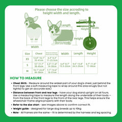 Rooster Farms Replacement Harness for Dog Wheelchair M - Little Dogs Up to 10Kg