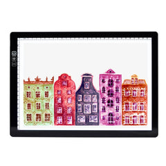 Social Hike A4 LED Light Pad Tracing Board Rechargeable USB-C 3000mAh Light Box