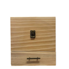 Orku 59 Essential Oil Bottle Storage Box - Wooden 3 Tier Aromatherapy Organiser