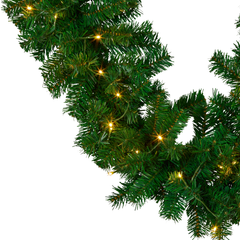 Christabelle 2.7m Christmas Garland with LED Lights Chadwick Tree Decoration Ornament