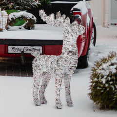 Christabelle 112cm Animated Reindeer Christmas LED Lights Indoor Outdoor Yard Statue Decoration