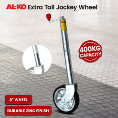 Alko Premium 8in Extra Tall Jockey Wheel 628300