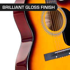 Karrera Acoustic Cutaway 40in Guitar - Sunburst