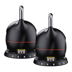 Powertrain 2x 20kg Adjustable Kettlebell One Hand Adjustment Weight Set