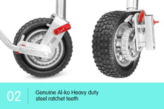 Alko 10in Ratchet Trailer Boat and Caravan Jockey Wheel