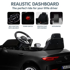 Kahuna Mercedes Benz CLS 350 Kids Electric Ride On Car with Remote Control - Black