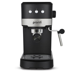 Pronti KCM-850D Coffee Machine 20 Bar Espresso Maker with Milk Frother and 1.25L Tank