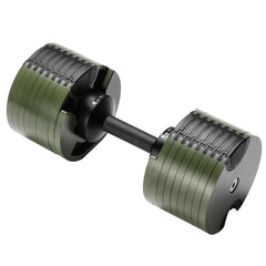 Powertrain Eon Dial-Up 45KG Adjustable Dumbbell - Green