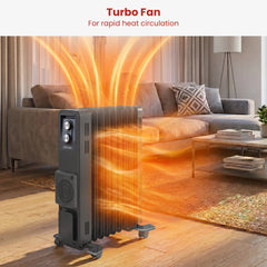 Dimplex 1.5kW Oil Free Column Heater 5 Fin with Thermostat Turbo Fan