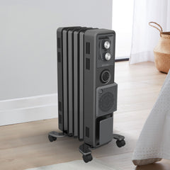 Dimplex Oil Free 1.5kW Column Heater w/ Turbo Fan and Timer in Black