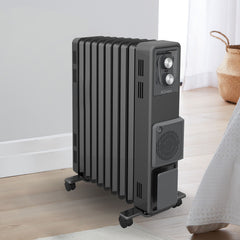 Dimplex Oil Free 2.4kW Column Heater w/ Thermostat and Turbo Fan in Black