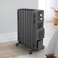 Dimplex Oil Free 2.4kW Column Heater w/ Turbo Fan and Timer in Black