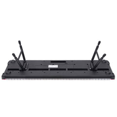Karrera 61-Key Electronic Piano Keyboard with LED and Folding Stand in Pink CHJ-SD1