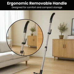 Kartrite Hauskeeper Gen2 5-in-1 Black Electric Floor Polisher Hard Waxer Buffer Scrubber Cleaner 240v With Twin Rotating Brushes 6m Power Cord