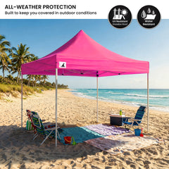 Wallaroo Gazebo Tent Marquee 3x3 PopUp Outdoor Pink