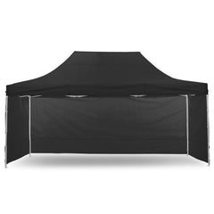 Wallaroo Gazebo Tent Marquee 3x4.5m PopUp Outdoor Black
