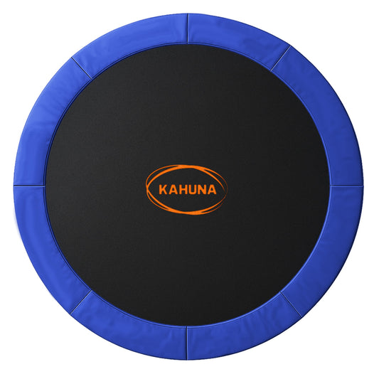 Kahuna 6ft Trampoline Replacememnt Safety Pad Cover and Spring Jumping Bounce Mat Blue