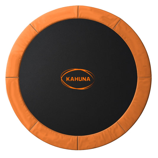 Kahuna 6ft Trampoline Replacememnt Safety Pad Cover and Spring Jumping Bounce Mat Orange