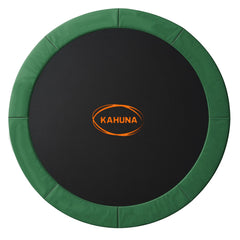 Kahuna 16ft Replacement Trampoline Safety Pad Cover and Jumping Spring Mat - Green