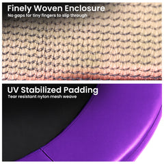 Kahuna 16ft Trampoline Pad and Net - Purple