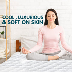 Laura Hill Luxury Cool Max Comfortable Fully Fitted Bed Mattress Protector - King