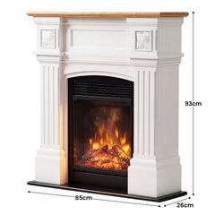 Dimplex 1.5kW Mini Windelsham Suite Electric Fireplace with LED Flame Effect
