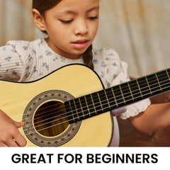 Karrera Childrens Guitar Wooden 34in Acoustic - Natural