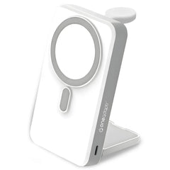 OneAdaptr OneGo White 5 in 1 MagSafe Charging Stand Power Bank