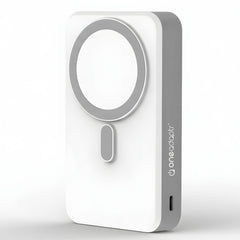 OneAdaptr OneGo White 5 in 1 MagSafe Charging Stand Power Bank