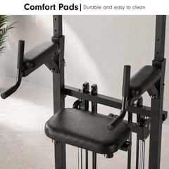 Powertrain Pull-Up & Dip Power Tower Multifunction Strength Training Station