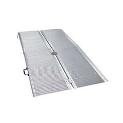Kartrite 4ft Aluminium Foldable Wheelchair Ramp Non-Slip R02 Silver