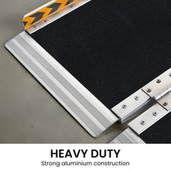 Kartrite Folding Aluminium Wheelchair Ramp 10FT Portable Mobility Access Ramp