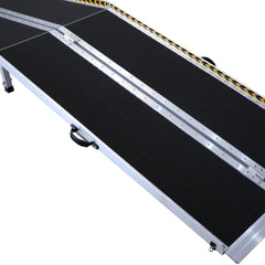 Kartrite Folding Aluminium Wheelchair Ramp 8FT Portable Mobility Access Ramp