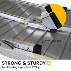 Kartrite Folding Aluminium Wheelchair Ramp 8FT Portable Mobility Access Ramp