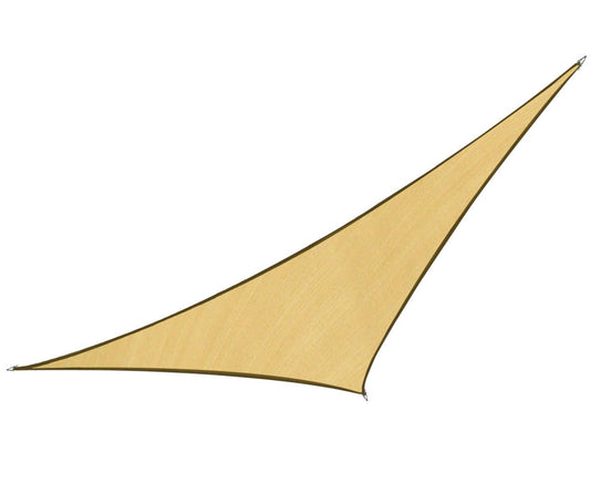Wallaroo 3.6m Triangular Sun Shade Sail Canopy Sand Breathable UV Protection Outdoor Patio Garden Yard Cover