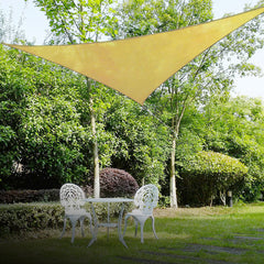 Wallaroo 3.6m Triangular Sun Shade Sail Canopy Sand Breathable UV Protection Outdoor Patio Garden Yard Cover