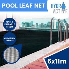 HydroActive UV-Resistant Swimming Pool Leaf Net Cover 6 x 11m