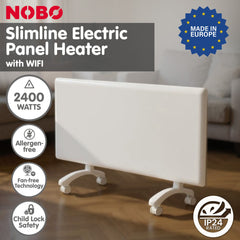 Nobo 2400W T2-NTL4R24 Slimline Wi-Fi Electric Panel Heater - Refurbished